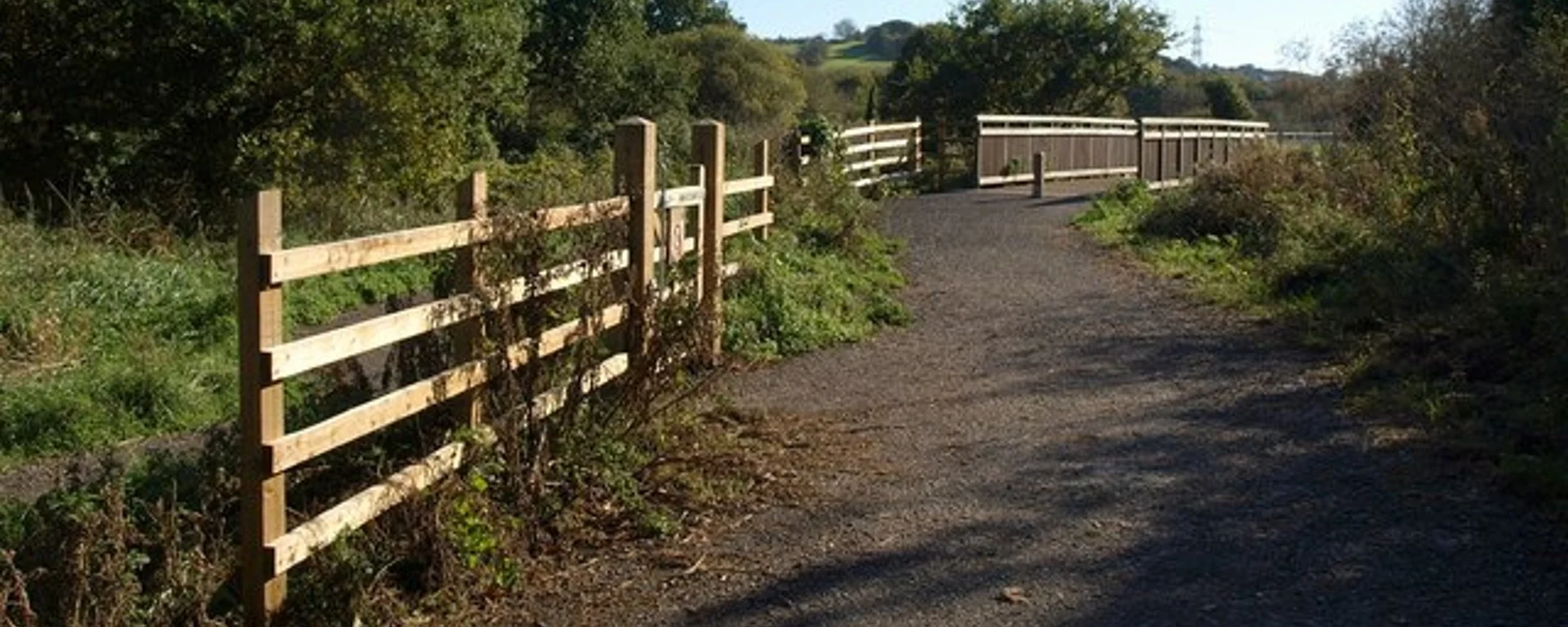 cycle path in Devon