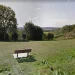The Gravelly Hill viewpoint with a bench