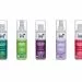 shampoos and sprays lined up