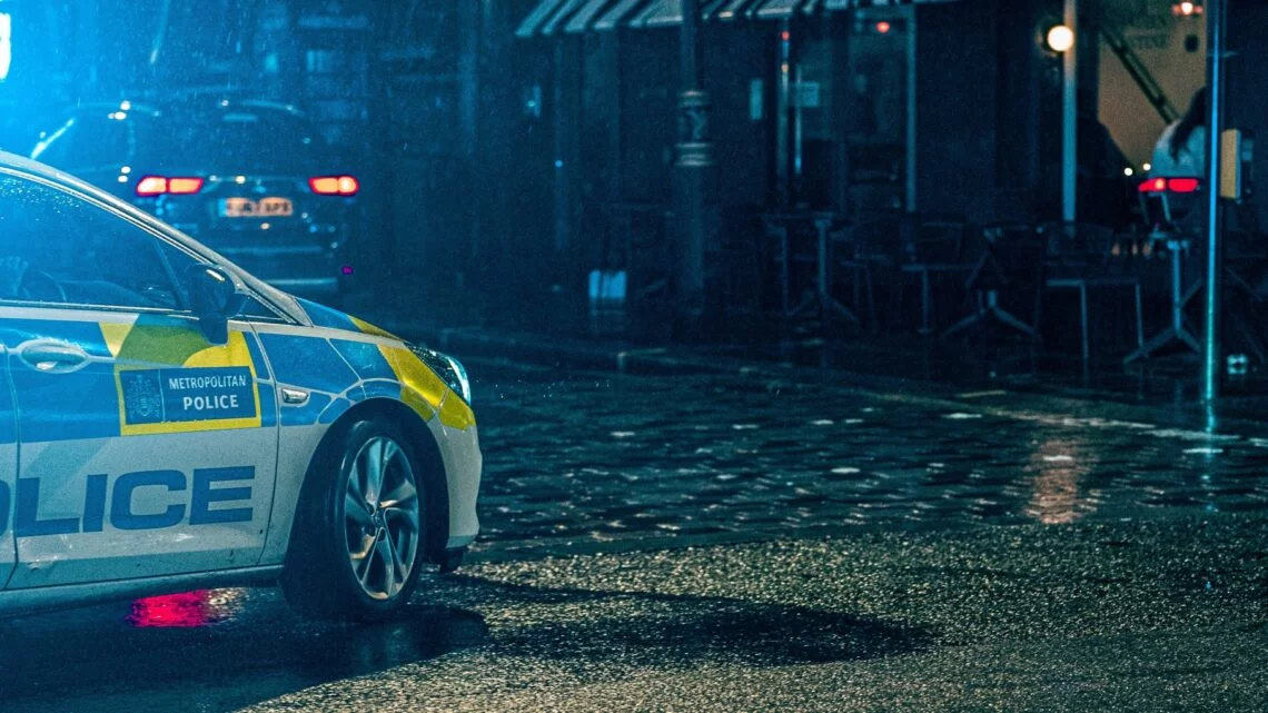 image of a met police car