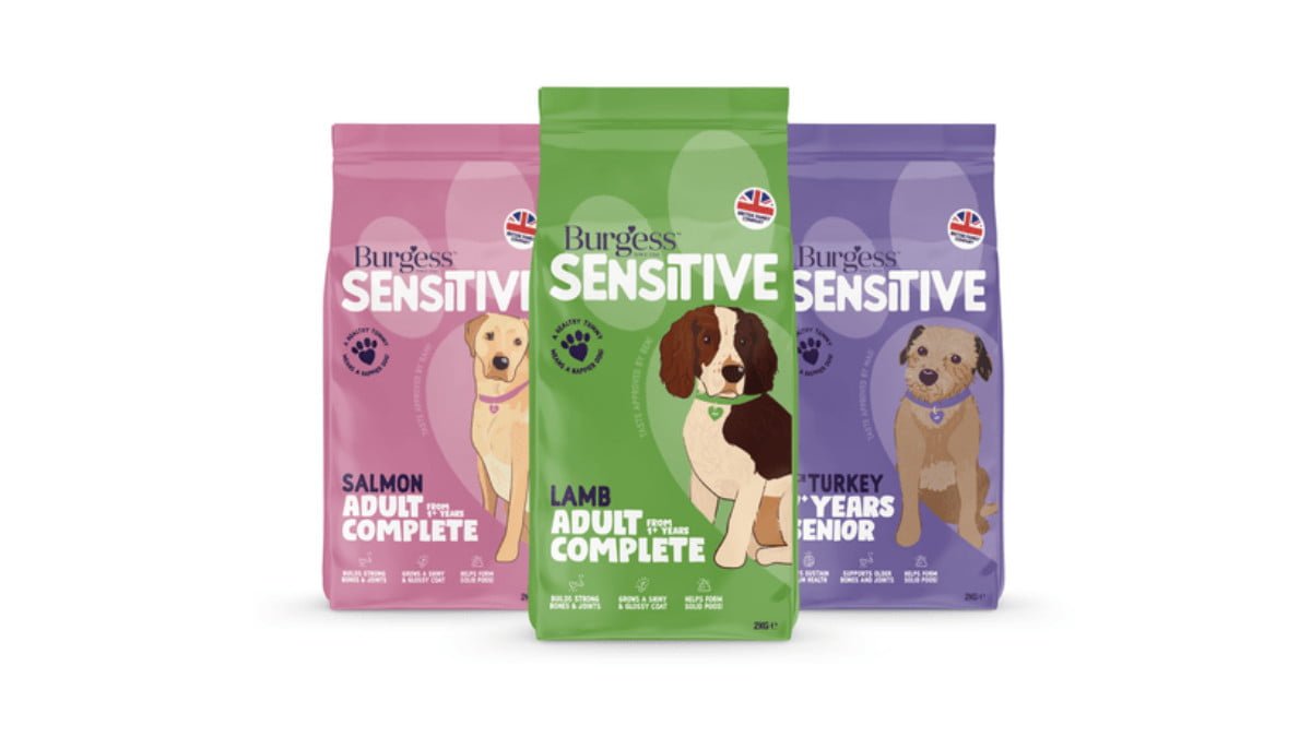 Burgess Pet Care s Sensitive dog food secures another supermarket listing The Canine Times