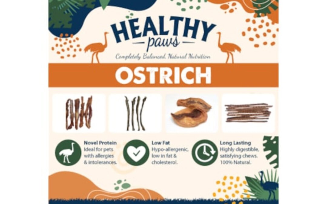 Healthy Paws launches Ostrich treats range